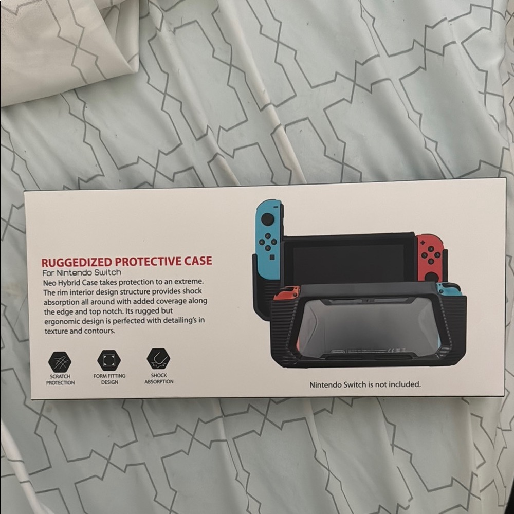 Nintendo Switch Protective Case - Black and Blue